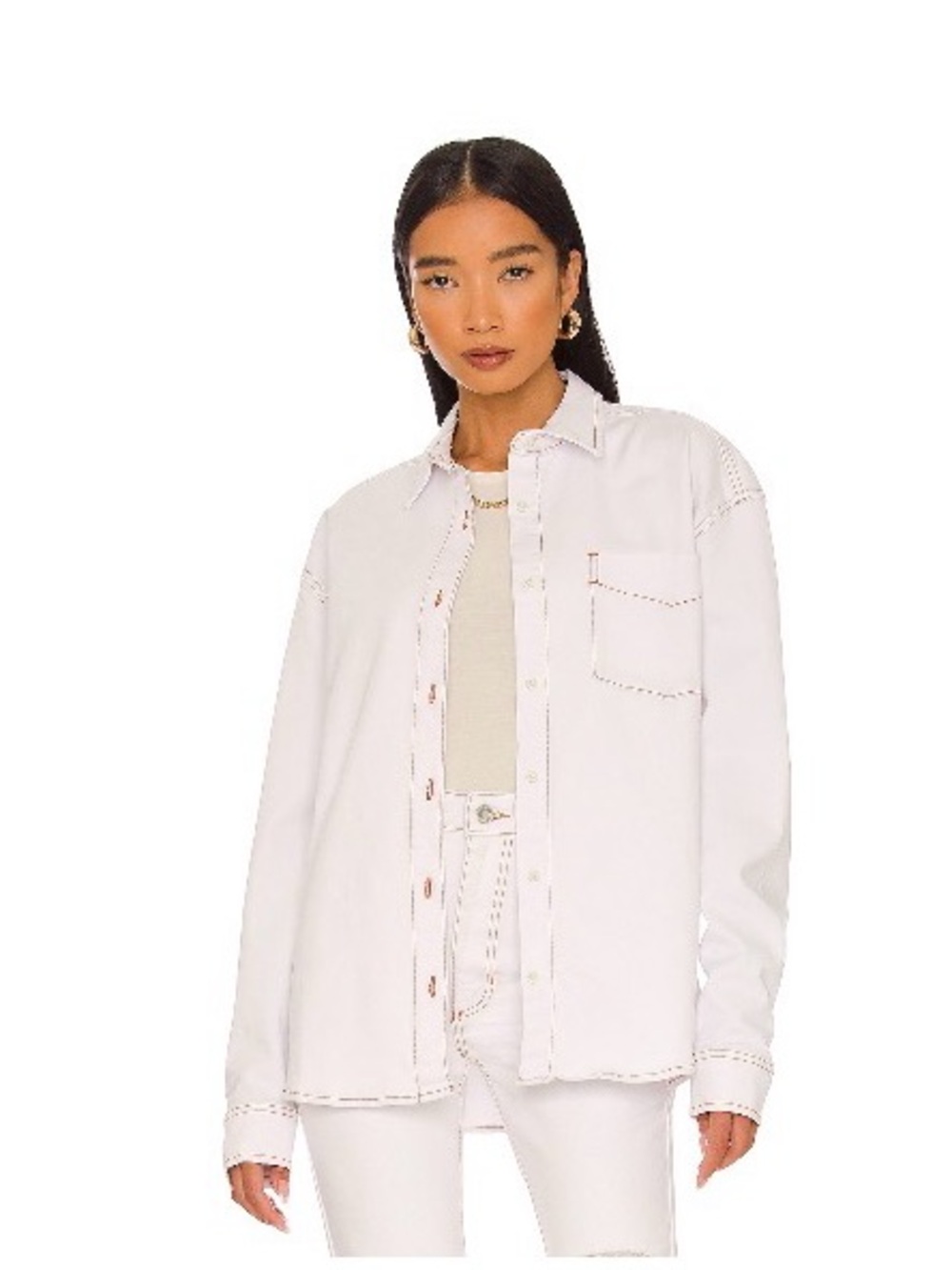 WeWoreWhat Revolve White Button-Down Shirt